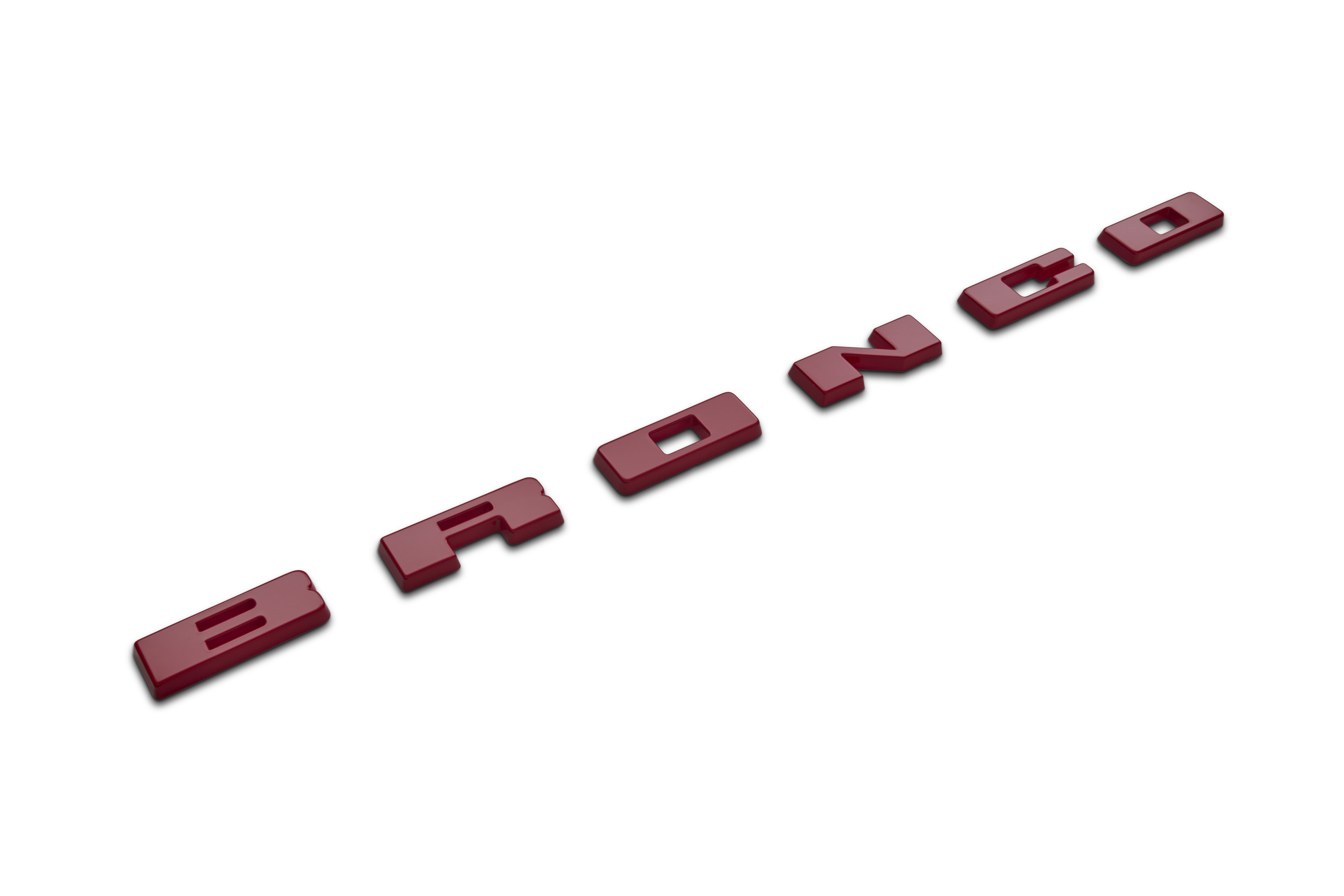 BRONCO RED GRILLE LETTERS| Part Details for M-1447-BRD | Ford
