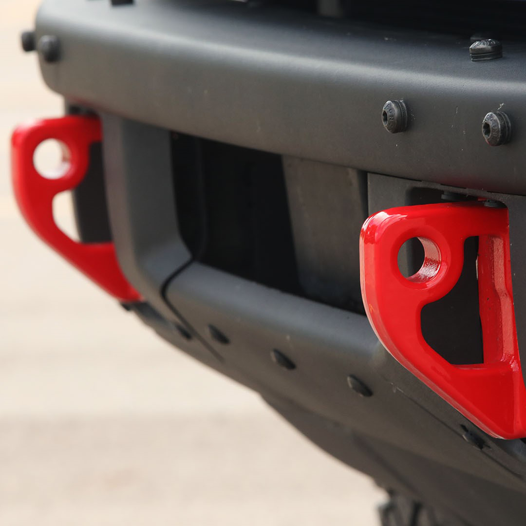 Modular Bumper Tow Hooks Mounted with Plastic Bumper