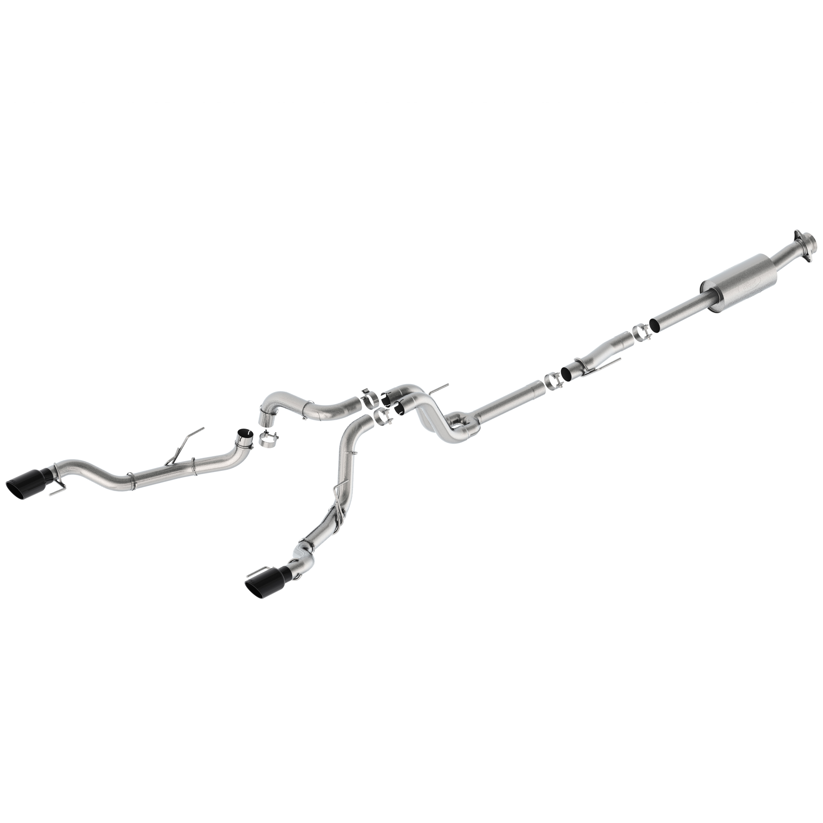 F-150 EXTREME EXHAUST - BLACK - BUMPER EXIT| Part Details