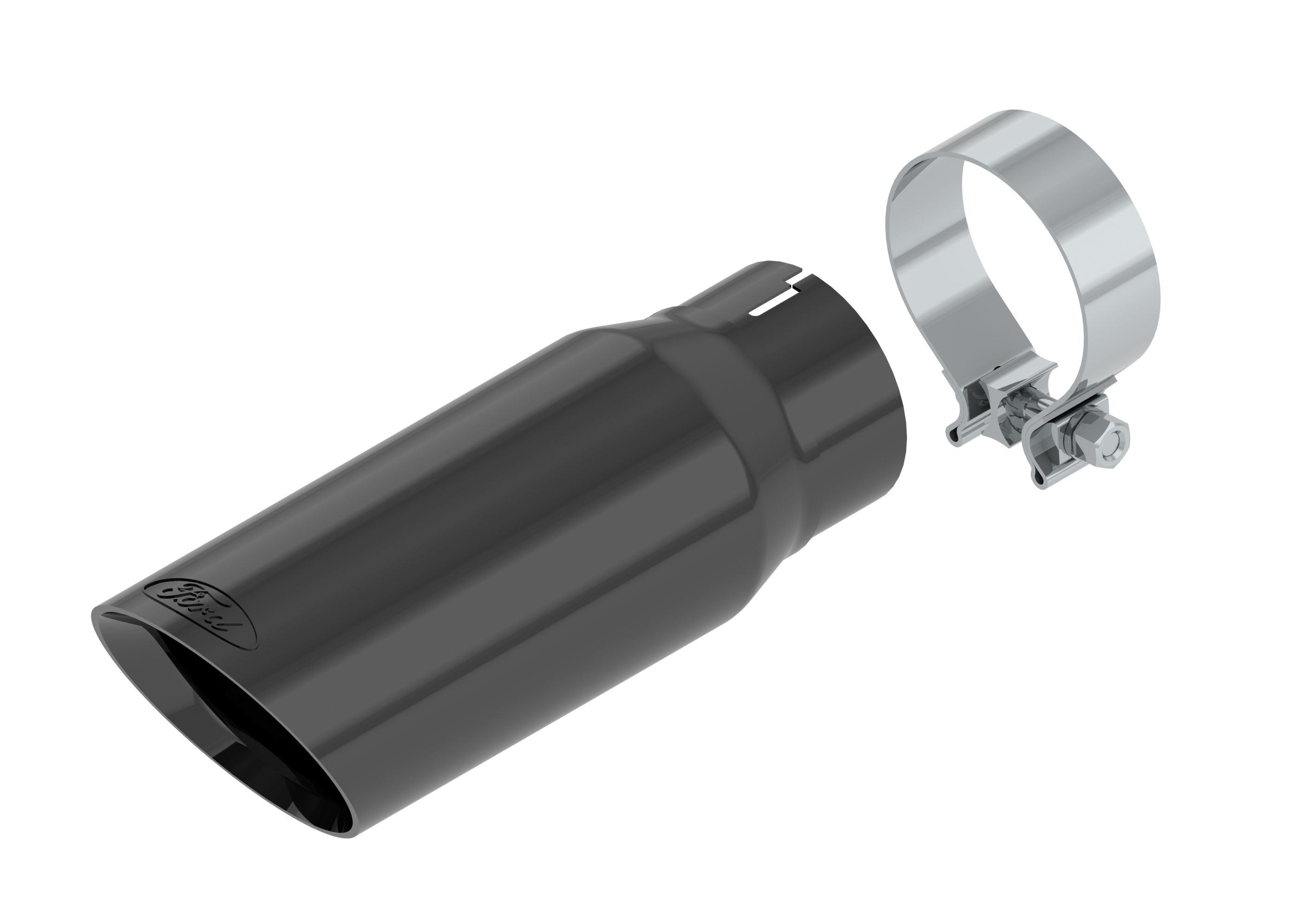 F-150 EXHAUST TIP - BLACK CHROME| Part Details for M-5260-BCT1 